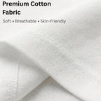 Premium cotton fabric detail of A Girl on Scooter women's t-shirt