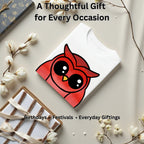 A Graceful Owl artistic t-shirt gift for women, birthdays and special occasions