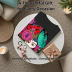 Butterfly Lady artistic t-shirt gift for women, birthdays and special occasions