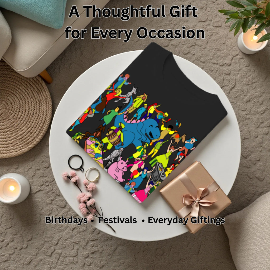 Celebrating Diversity Carnival artistic t-shirt gift for men, birthdays, anniversaries and special occasions
