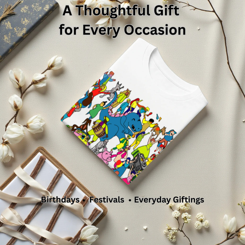 Celebrating Diversity Carnival artistic t-shirt gift for men, birthdays, anniversaries and special occasions
