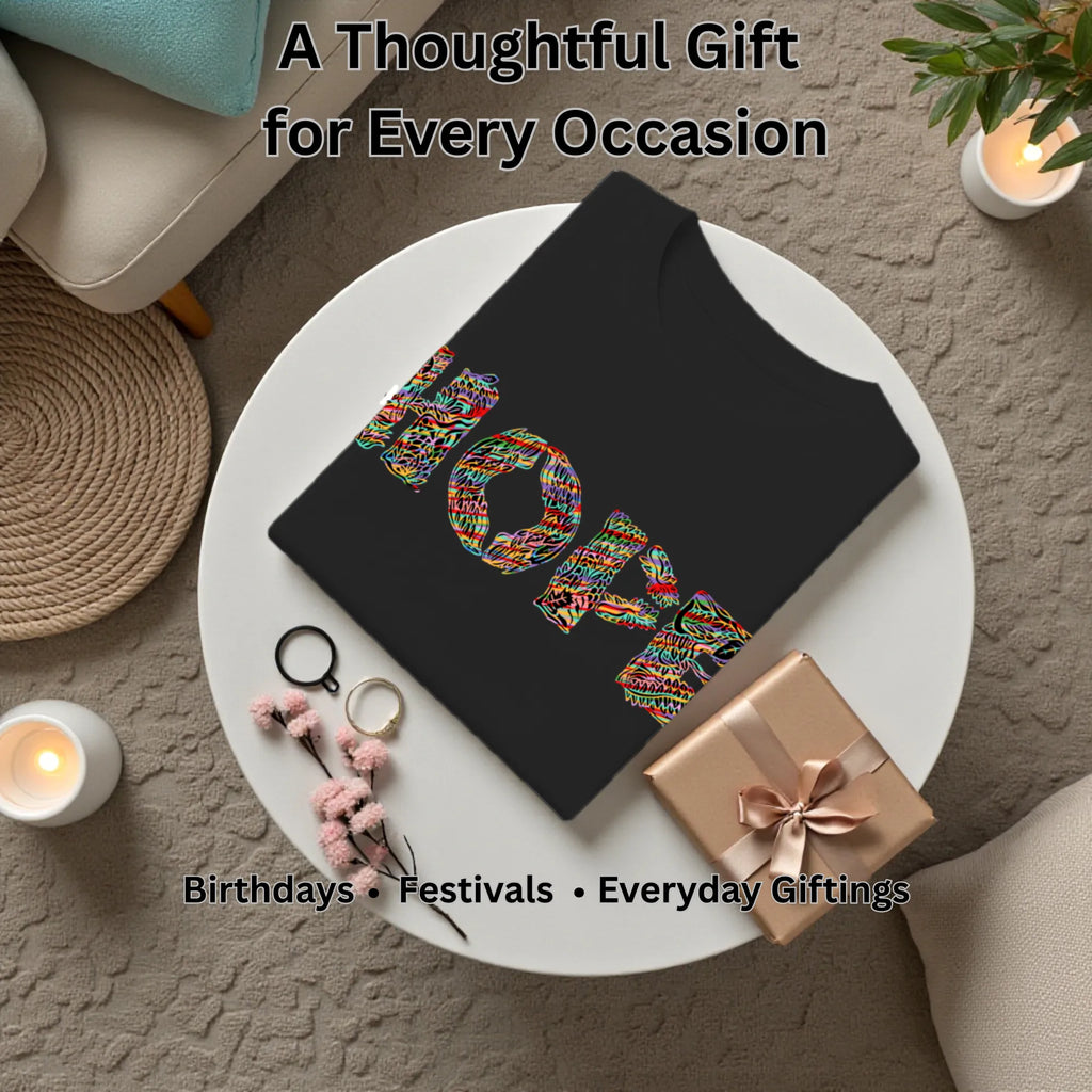 Essence of Hope artistic t-shirt gift for art lovers, birthdays and special occasions