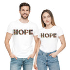 Essence of Hope artistic unisex t-shirt in White by PaintzStories