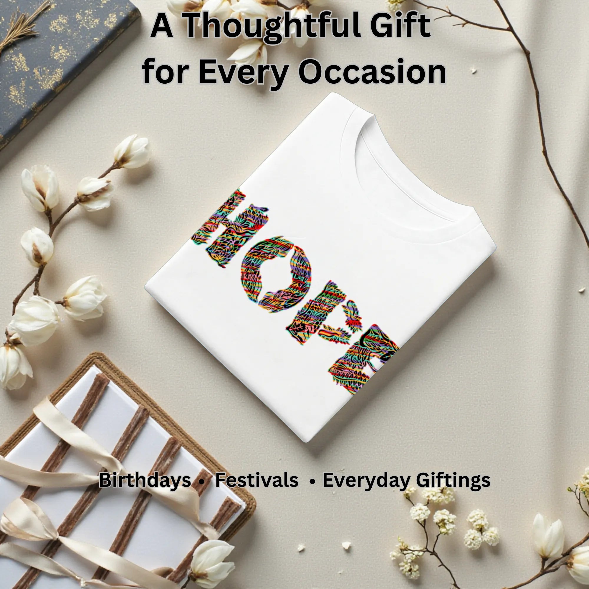 Essence of Hope artistic t-shirt gift for art lovers, birthdays and special occasions