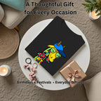 Giraffe with Bow Tie artistic t-shirt gift for art lovers, birthdays and special occasions