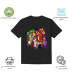 Harmony in Abstraction men's t-shirt features premium cotton fabric and vibrant artwork print