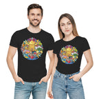 Celebrating India's Rich Culture and Heritage artistic unisex t-shirt in Black by PaintzStories