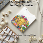 Celebrating India's Rich Culture and Heritage artistic t-shirt gift for art lovers, birthdays and special occasions