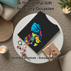 PS Elephant artistic t-shirt gift for art lovers, birthdays and special occasions