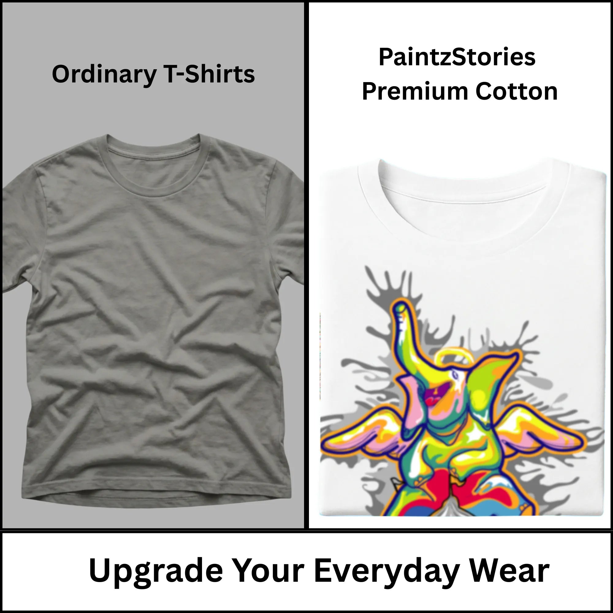 Premium quality stitching and artwork print on Sourire De La Mort t-shirt