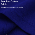 Premium cotton fabric detail of Wild Man's Intention men's graphic t-shirt