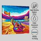 Premium canvas print with wooden frame, story card and authentic artwork by PaintzStories