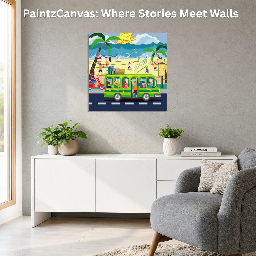 PaintzCanvas premium canvas wall art collection by PaintzStories for home decoration