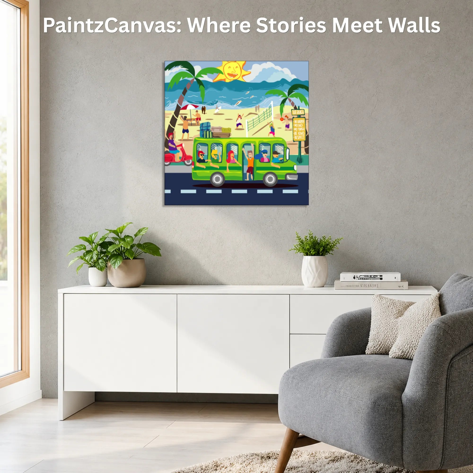 PaintzCanvas premium canvas wall art collection by PaintzStories for home decoration