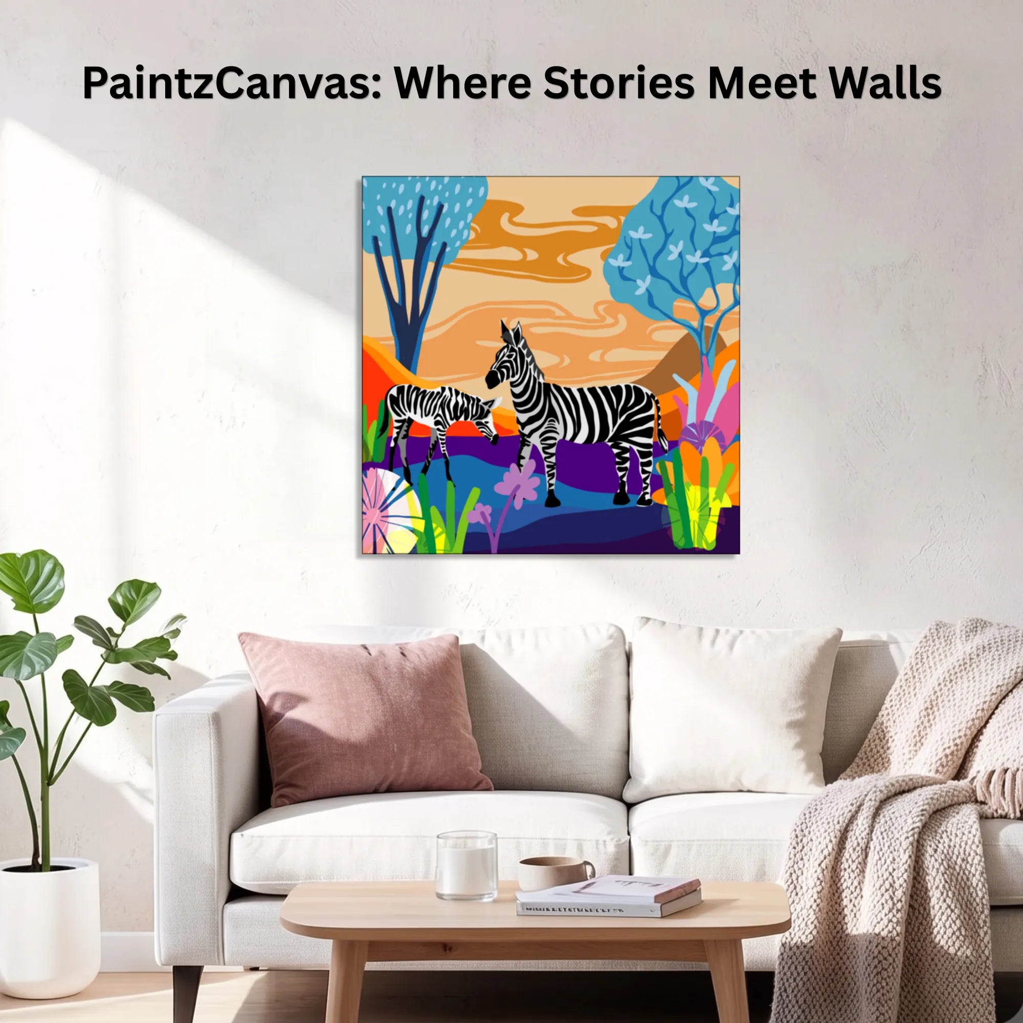 PaintzCanvas premium canvas wall art collection by PaintzStories for home decoration