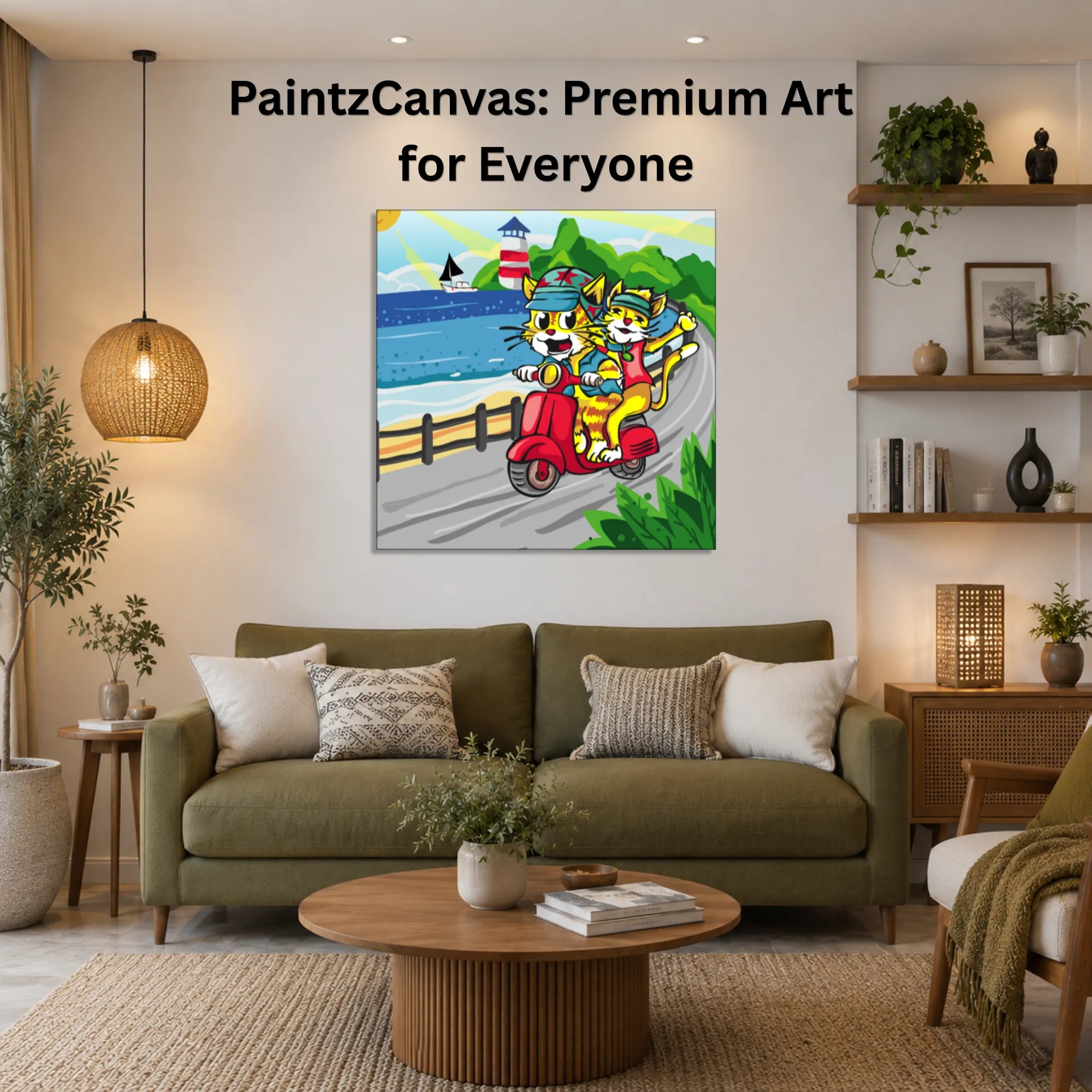 PaintzCanvas premium canvas wall art collection by PaintzStories for home decoration